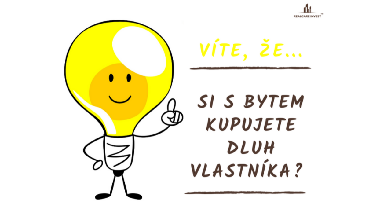 S bytem si kupujete i dluh vlastníka